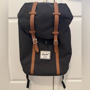 Herschel Supply Company Retreat Backpack Black and Tan